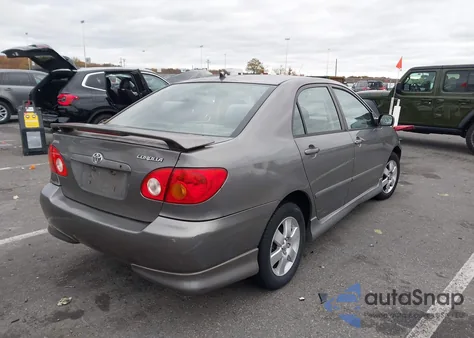 2004 Toyota Corolla S из США, поврежденный, VIN 2T1BR32E64C308830